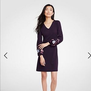 Ann Taylor purple floral dress